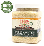 Extra Long Indian White Basmati Rice - Naturally Aged Aromatic Grain