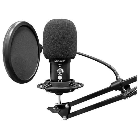 Emerson USB Gaming and Streaming Condenser Microphone