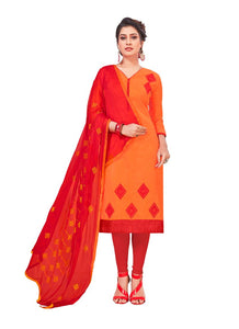 Generic Women's Slub Cotton Salwar Material