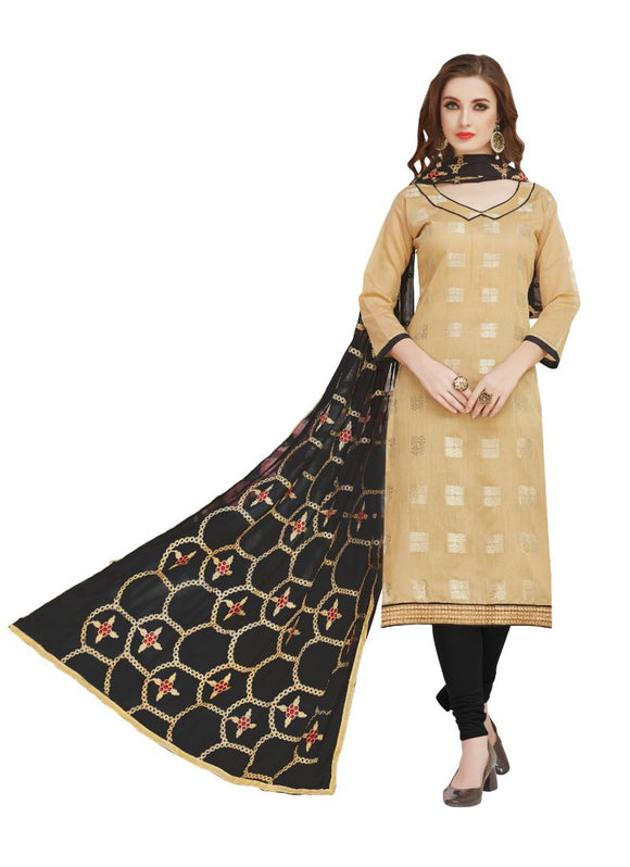 Generic Women's Banarasi Jacquard Salwar Material