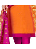 Generic Women's Slub Cotton Salwar Material