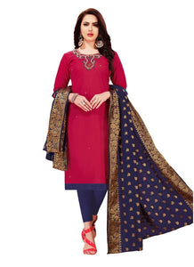 Generic Women's Slub Cotton Salwar Material