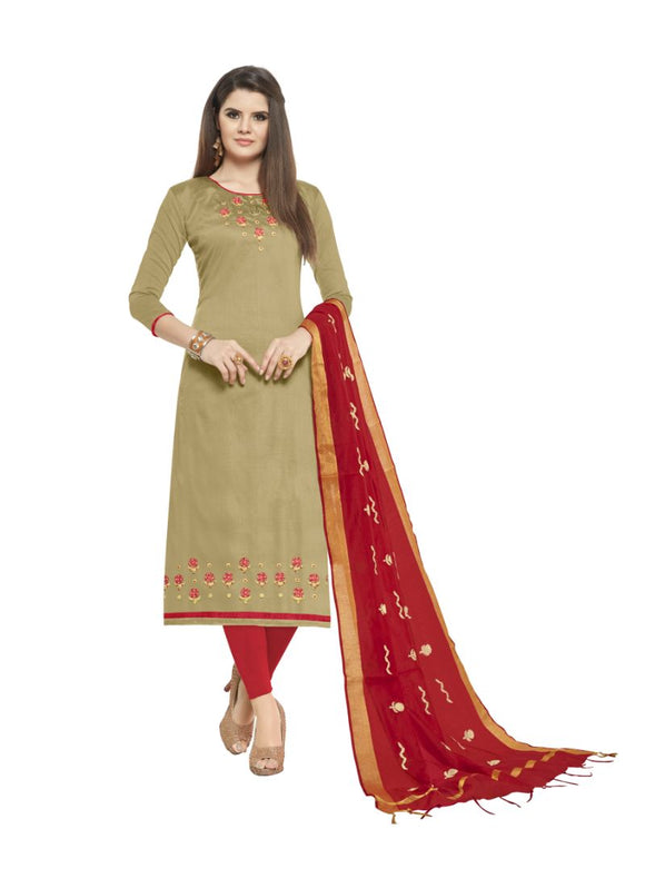 Generic Women's Slub Cotton Salwar Material