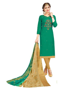 Generic Women's South Slub Cotton Salwar Material