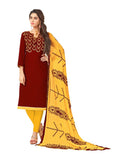 Generic Women's Slub Cotton Salwar Material