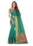 Generic Women's Kanjivaram Silk Saree with Blouse