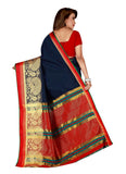 Generic Women's Poly Silk Saree with Blouse