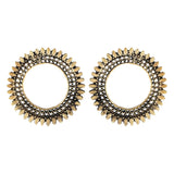 Generic Women's Brass Earrings (Golden, free Size)