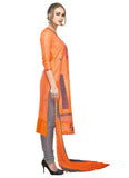 Generic Women's Cotton Salwar Material (Oranage,