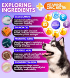 Dog Multivitamin Chewable with Glucosamine 16 in 1   Dog Vitamins and