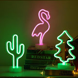 Tropical Nights Neon Deco Lights With Remote Control