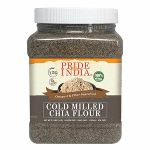 Cold Milled Raw Chia Ground - Omega-3 & Fiber Superfood Jar