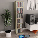 CD Cabinet White 8.3"x9"x34.6" Chipboard