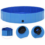 Foldable Dog Swimming Pool Red 31.5"x7.9" PVC