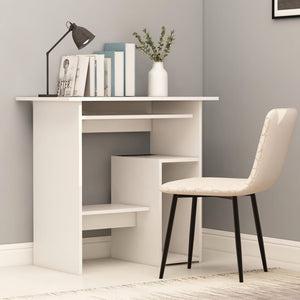 Desk White 31.5"x17.7"x29.1" Chipboard