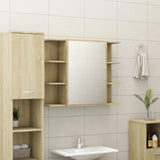 Bathroom Mirror Cabinet White 31.5"x8.1"x25.2" Chipboard