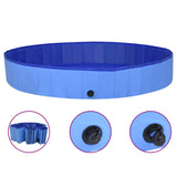 Foldable Dog Swimming Pool Red 31.5"x7.9" PVC