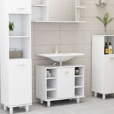 Bathroom Cabinet White 23.6"x12.6"x21.1" Chipboard