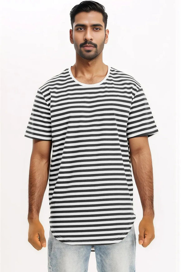 BASIC STRIPED TEE