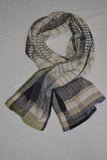 Hand woven cotton scarves