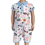 Baby/Toddler Boys short sleeve Fun Farm Animal Romper