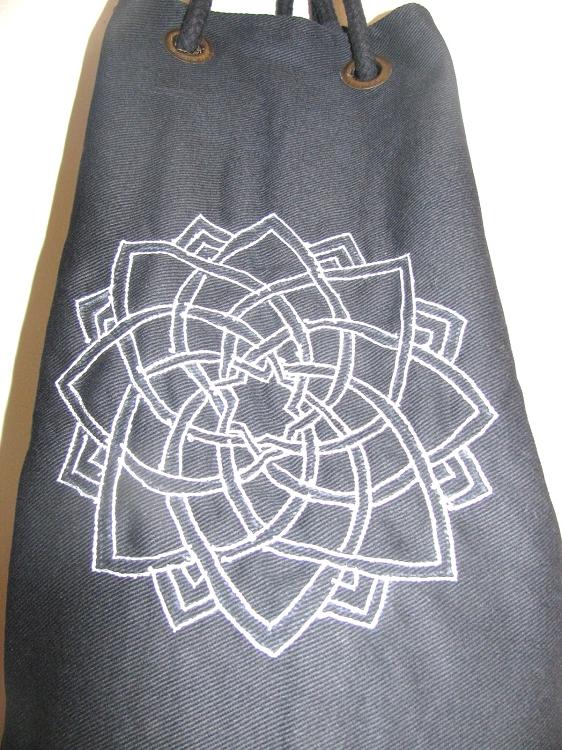 OMSutra  Kids Mandala Yoga  Mat Bag with Saree Lace