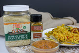 Extra Long Indian White Basmati Rice - Naturally Aged Aromatic Grain