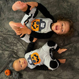 AnnLoren Halloween Pirate Jack O Lantern Long Sleeve Baby Toddler Boys