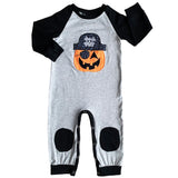 AnnLoren Halloween Pirate Jack O Lantern Long Sleeve Baby Toddler Boys