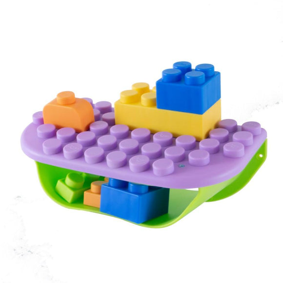 UNiPLAY Soft Building Blocks Storage Shelf Purple (#UB031101)