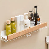 Bathroom Rack Wall-mounted Shower Room Toilet  Nordic style Shelf