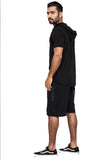 CAGE SHORT ATHLETIC SET- BLACK