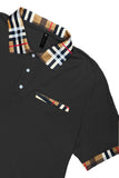 Checkered Detail Polo