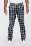 Plaid Slim Fit Trouser Pants