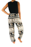 Black ELEPHANT Pants Women Boho Pants Hippie Pants Yoga