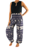 Purple ELEPHANT Pants Women Boho Pants Hippie Pants Yoga