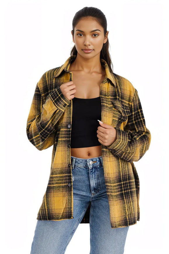 Boyfriend Oversized Soft Flannel Shacket