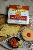 Spicy Chickpea Masala Papadum Lentil Crisp - Pack of 6