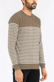 FULL KNIT STRIPED SWEATER NR2014