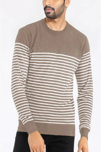 FULL KNIT STRIPED SWEATER NR2014