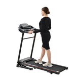 Electric treadmill with MP3 and cylinder fold type