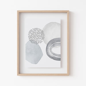 Abstract Modern Watercolor Print