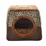 Detachable Soft Kennel Cat Bed Breathable Cat Pet Cave House Sleeping