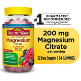 Nature Made High Absorption Magnesium Citrate Gummies;  200 mg;  64 Count