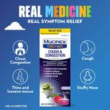 Mucinex Children's Cough & Congestion Medicine, Expectorant for Kids, Very Berry Flavor, 6.8 fl oz