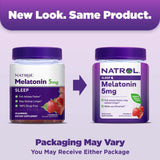 Natrol® Melatonin Gummies, Sleep Support for Adults, Strawberry Flavor, 5mg, 90 Count