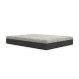 12" Copper Gel Cooling Memory Foam Mattress with Edge Support and Air Grid Base Twin Long