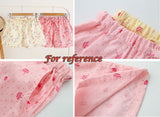 Cotton Breathable Pajama Shorts for Women Elastic Waistband Pajama Bottoms - Pink