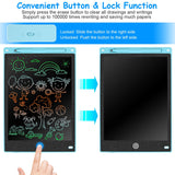 8.5in LCD Writing Tablet Electronic Colorful Graphic Doodle Board Kid Educational Learning Mini Drawing Pad with Lock Switch Stylus Pen For Kids 3+ Years