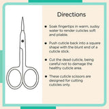 Equate Beauty Stainless Steel Precision Fingernail Cuticle Scissors